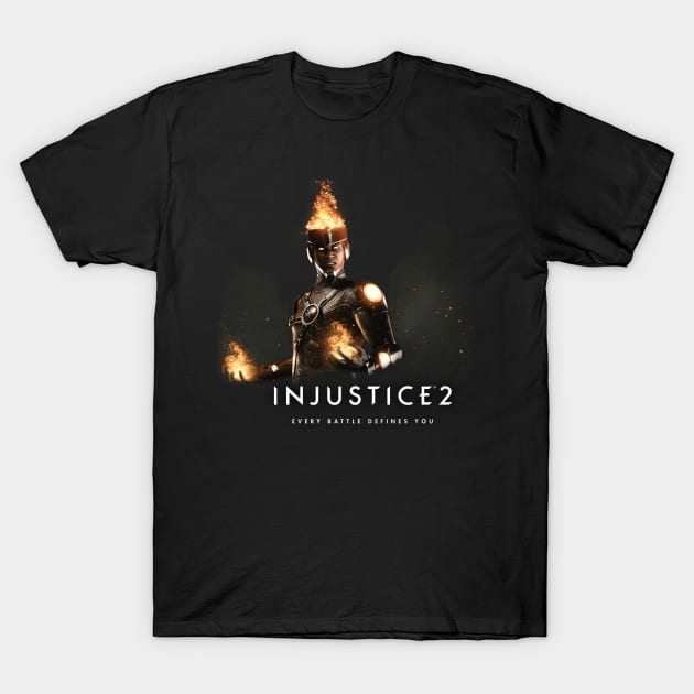 Injustice 2 - Firestorm T-Shirt by Nykos